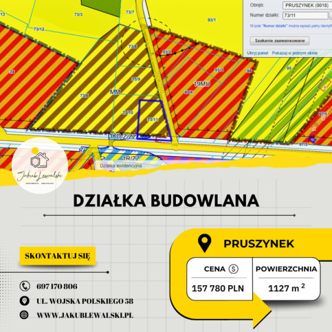 Działka Sprzedaż Pruszynek 1