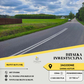 Działka Sprzedaż Jagodne